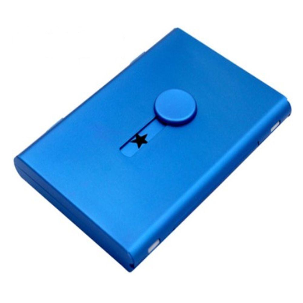 

Hand Push Light Scrub ID Card Case Card Case Pocket Thumb Slide Out Business Name Card Holder рожевий