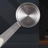 Stainless Steel Measuring Spoon Round Shape Coffee Scoops Food Grade Powder Spoon  Teas