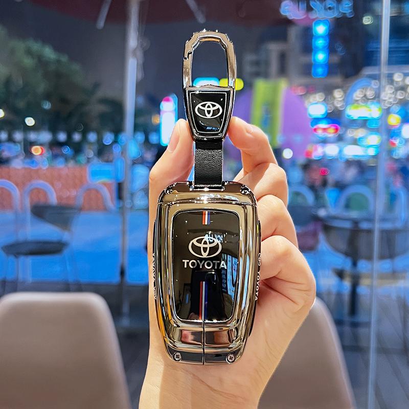 AACL1 Graffiti Car Key Case Cover For Toyota Corolla Land Cruiser Prado Crown Yaris Sienna Alphard Cross Hilux Fortuner Camry