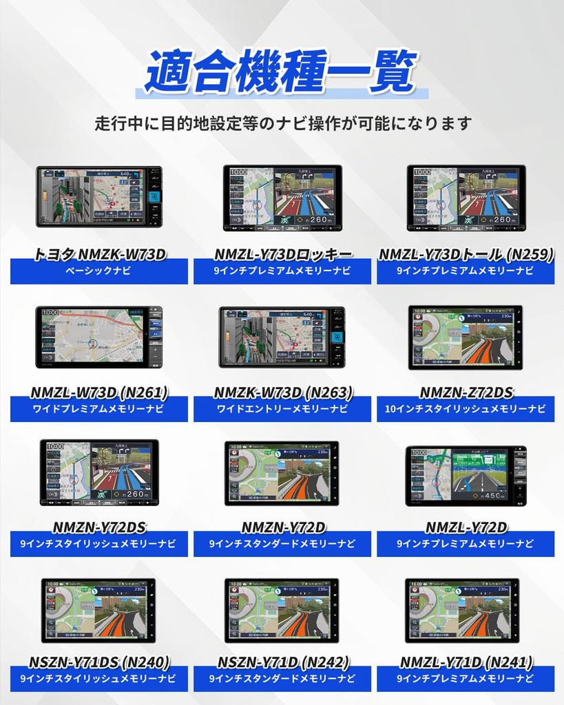 TV Canceller, For Toyota, NMZK-W73D, Daihatsu Etc., NMZL-W73D, TV Canceller, NMZN-Z72DS, TV Kit, NMZN-Y72D,