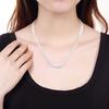 925 Stamped Silver Tassel Beads Grapes Necklace for Woman Fashion Noble Wedding Party Jewelry Christmas Gifts