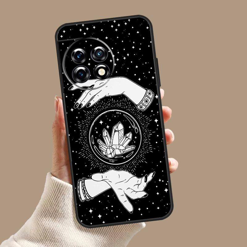 Occult Witchcraft Moon Gothic Witch Case For OnePlus Nord 5 CE 3 4 Lite N20 N30 OnePlus 15 13 12 11 10T 13T 13R 8 9 10 Pro Cover