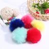 Trendy Soft Jewelry Fur  Ball DIY Pompom Key Chain Key Ring Fashion Accessories Keychains