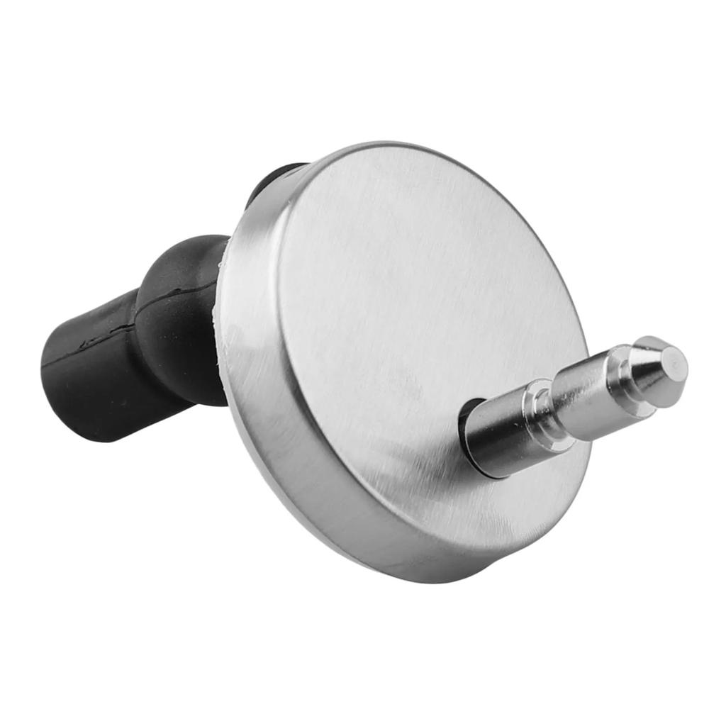 2x Toilet Seat Hinges Stable Stainless Steel + Plastic Top Close Heavy Duty Release Quick Replacement Spare Parts