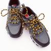 Neue strapazierfähige und langlebige Schnürsenkel Runde Stiefelschnürsenkel für Stiefel Arbeitsstiefel & Wanderschuhe Doppelte kugelförmige Kreuzgewebte Schnürsenkel