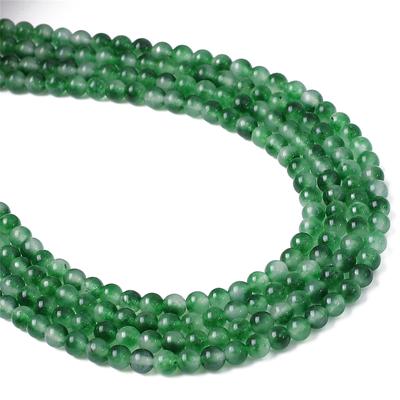 4/6/8/10mm Natural Stone Beads Grenn Jade Round Loose Spacer Beads For Necklace Bracelet DIY Jewelry Making