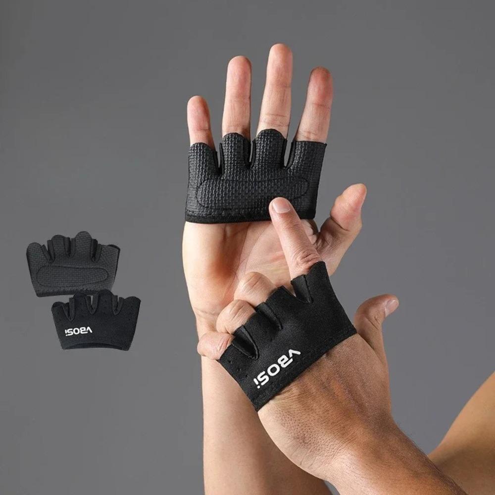 BEPAN 2026 New Spring Summer Lightweight Four Finger Sports Gloves for Anti-Slip Palm Protection for Indoor Fitness Outdoor Training M