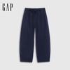 GAP Women's 2026 Spring Loose Washed Mid-Waist Curved Leg Pants