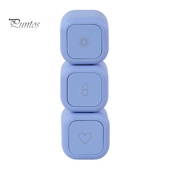 

3 шт. Магнитные коробки для хранения, дорожные контейнеры, не содержащие бисфенол А, устойчивые к утечкам, портативные держатели для хранения шампуня и кондиционера, капсулы синий