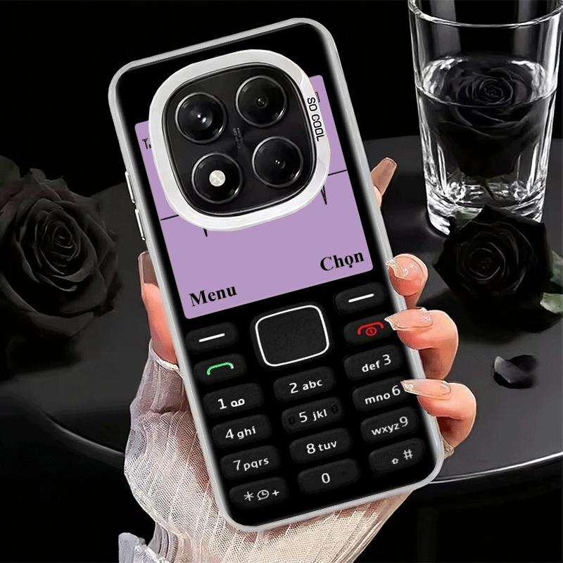 Funny Retro Callphone Shockproof Phone Case for Xiaomi Redmi Note 15 14 13 12 Pro Plus 11 11S 11T 5G Cover Anti Fall Fundas