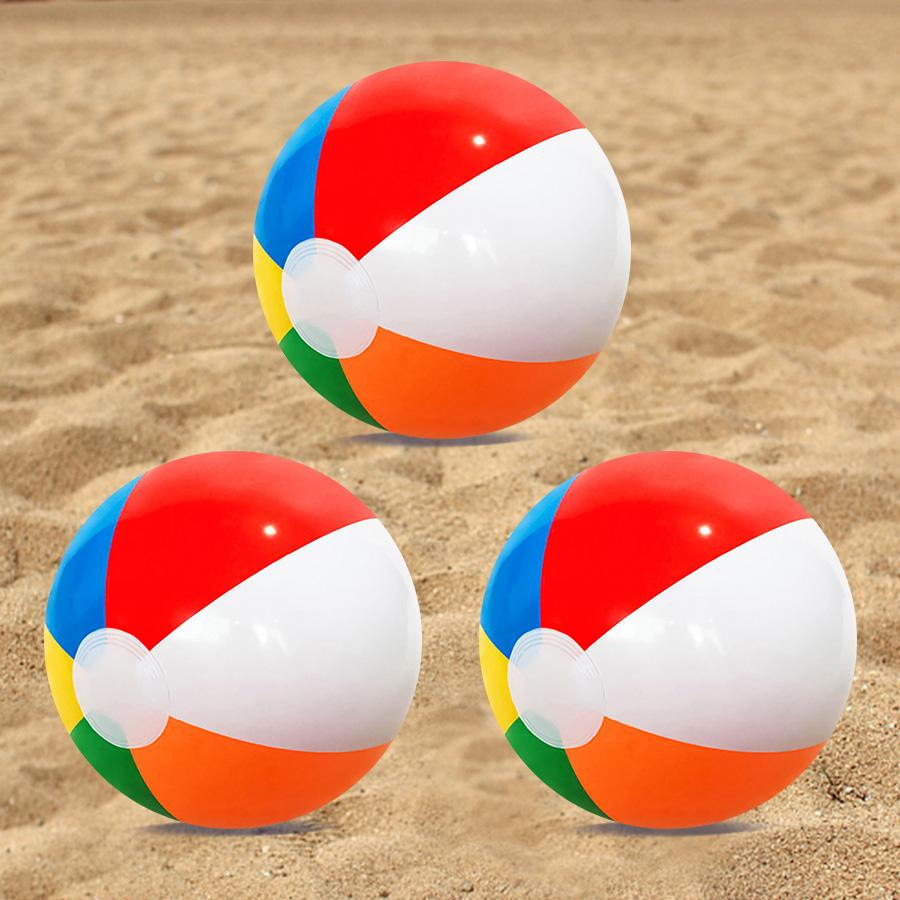 Balle de Plage Gonflable en PVC de 30 cm Jouets Boule d'Eau d'Été Pour Enfants