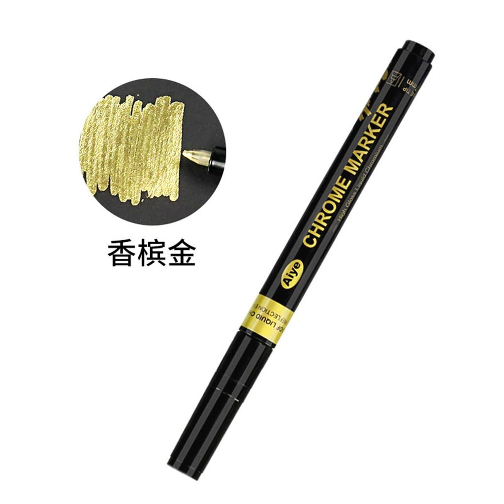 Mirror Pens, Gold Paint Pens for DIY Crafts and Decor