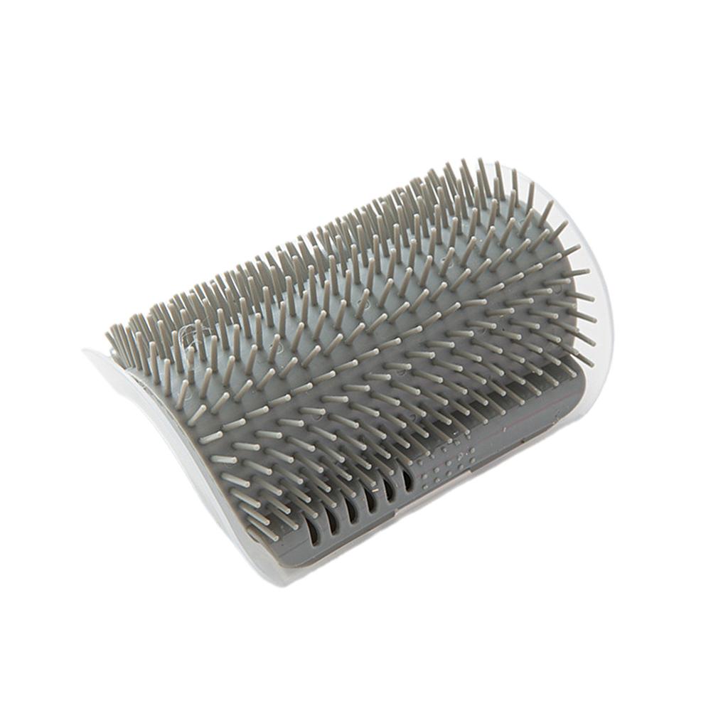 Wall-Mounted Cat Self Groomer with Massage Comb Brush - Perfect for Kitten and Puppy Grooming and Relaxation