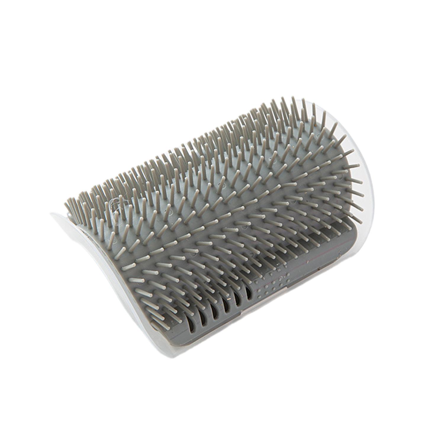 

Настенный самогрумер для кошек с массажной расческой - идеально подходит для ухода за котятами и щенками, а также для релаксации L серый