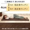 Iris Plaza Car Camping Mattress, Compact, Leisure, Disaster Preparedness Supplies, Rollable Sleeping Bag, High-Resilience x Low-Resilience, 4cm Thick,