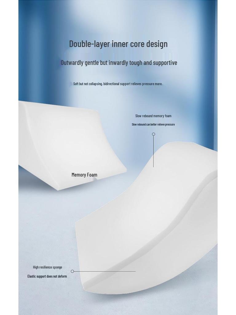 Großes Rückenlehnen-Kopfteilkissen - Weiches Lendenstützkissen für Bett oder Sofa, Ideal für Schwangere & ältere Menschen