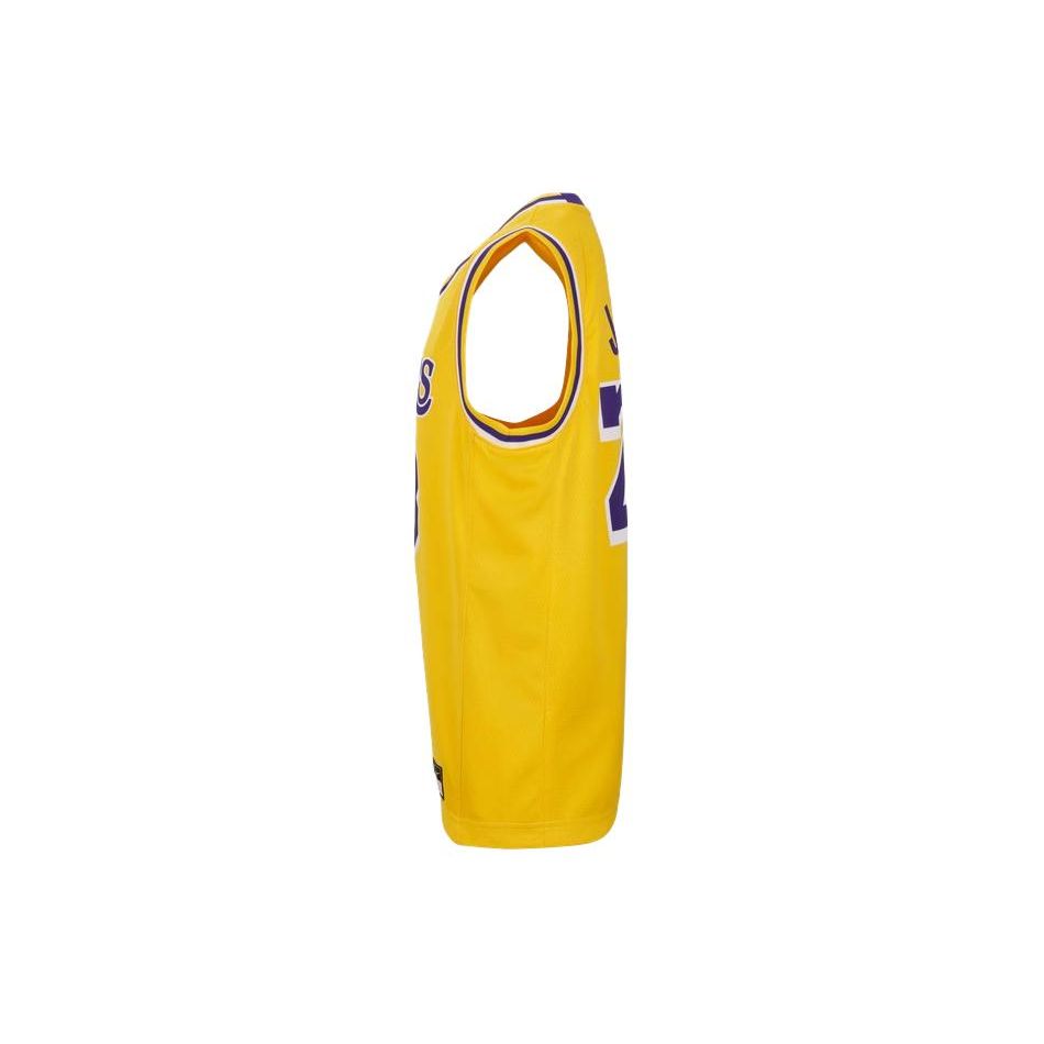 Nike Kids Basketball Jersey Quick-Dry Sports Tank Los Angeles Lakers Yellow Kids Jersey AA4326-728