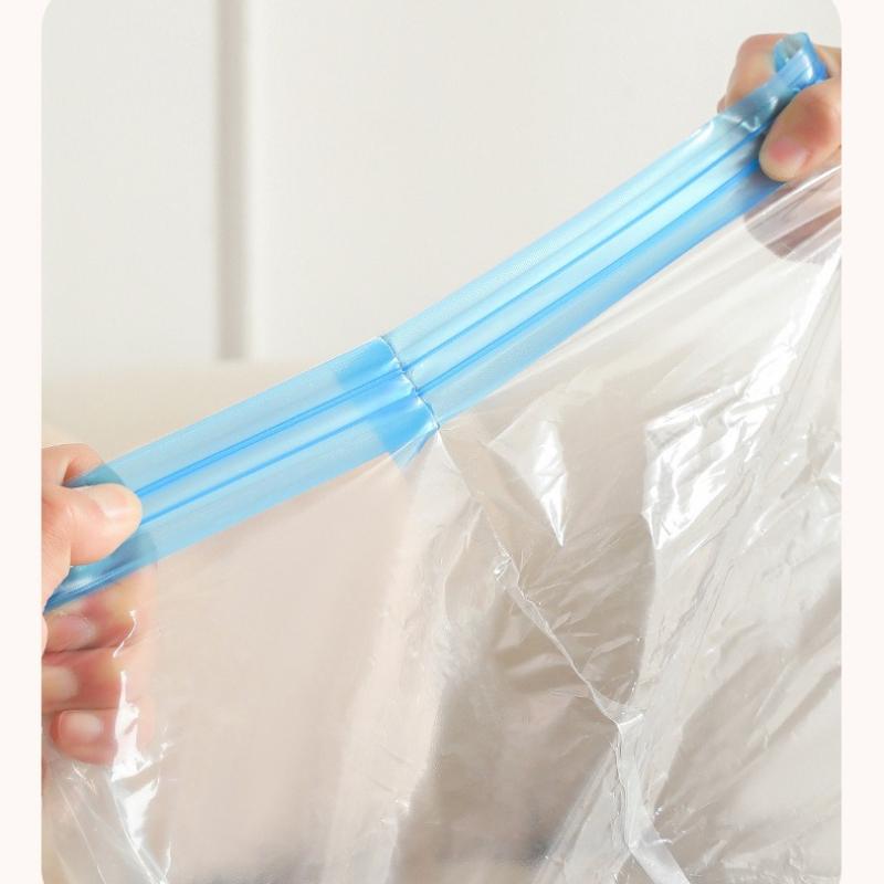 Travel Compress Bag Roll Up Space Saving Clothing Bag No Need for Vacuum Suitable for Hotel Self-service Laundry Home Use Waterproof Dustproof Pouch