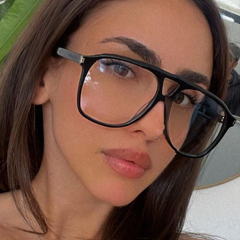 Retro Big Frame Round Sunglasses Black Circular Gradient Women Men Cool Designer Pilot Sun Glasses
