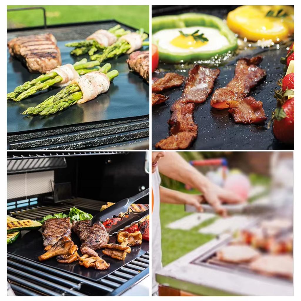 12X Mata Do Grilla Do Pieczenia Teflonowa Tacka Na Grill Grillowanie Zestaw