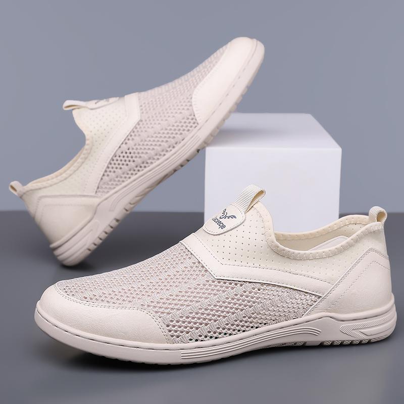 New Trendy Mens Summer Sneakers Breathable Mesh Casual Shoes Outdoor Male Footwear Tenis Masculino Leisure Walk Trainers