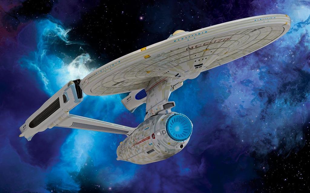 Kyosho CORGI Star Trek - USS Enterprise NCC-1701 (Remodeled Version) from Star Trek II: The Wrath of Khan, Completed Model, CGCC98001