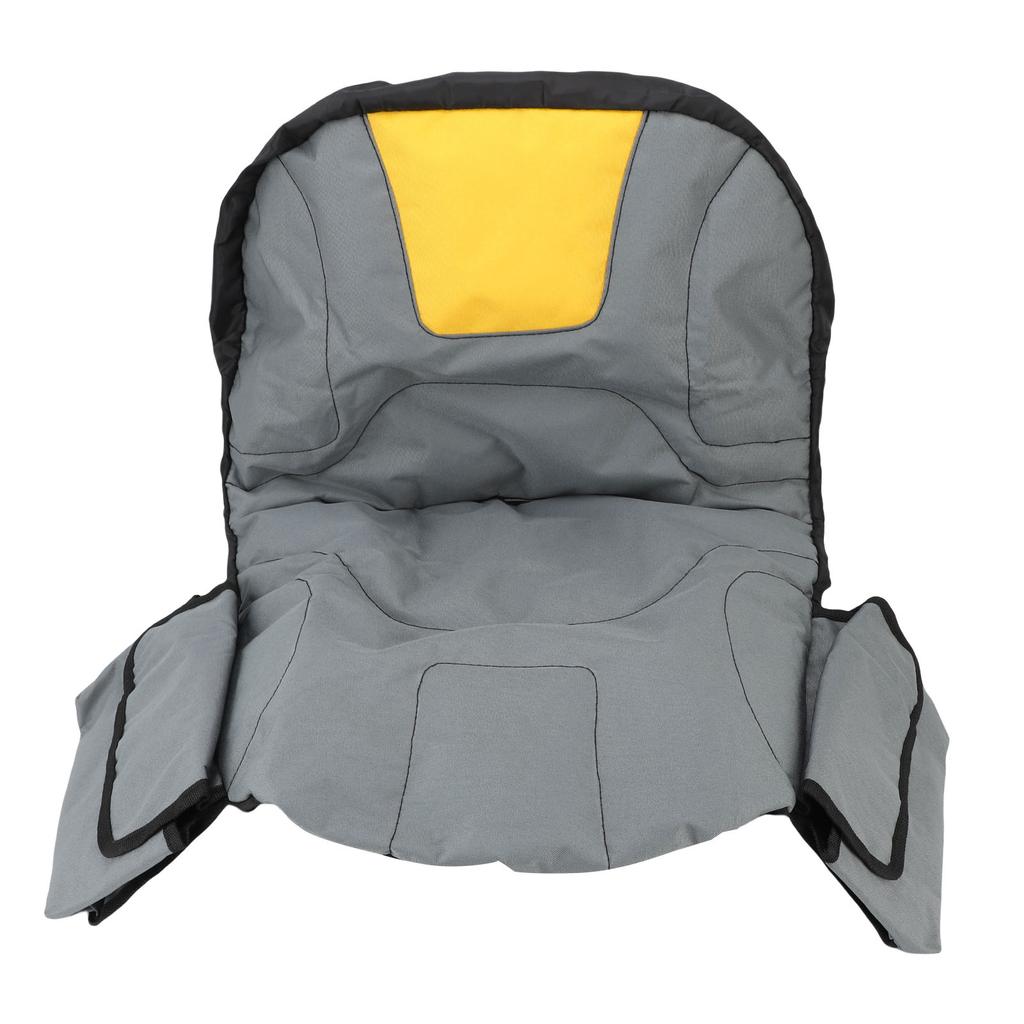 Riding Grass Mower Seat Cover Rain Proof Dust Proof Adjustable Tractor Seat Cover Protector Grey