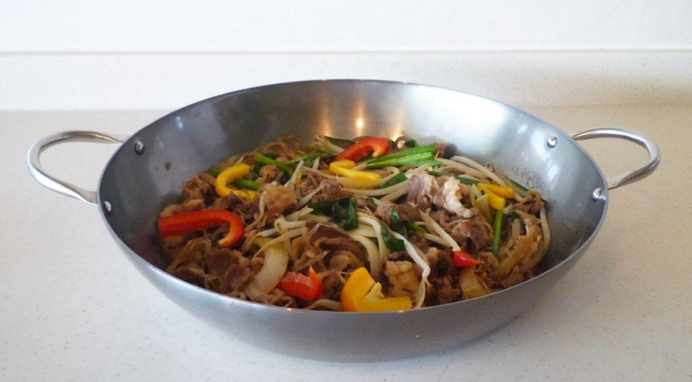 Fujita Metal Iron Pot 26cm Fabricado no Japão Sweet Craftsmanship 064406 Duas mãos