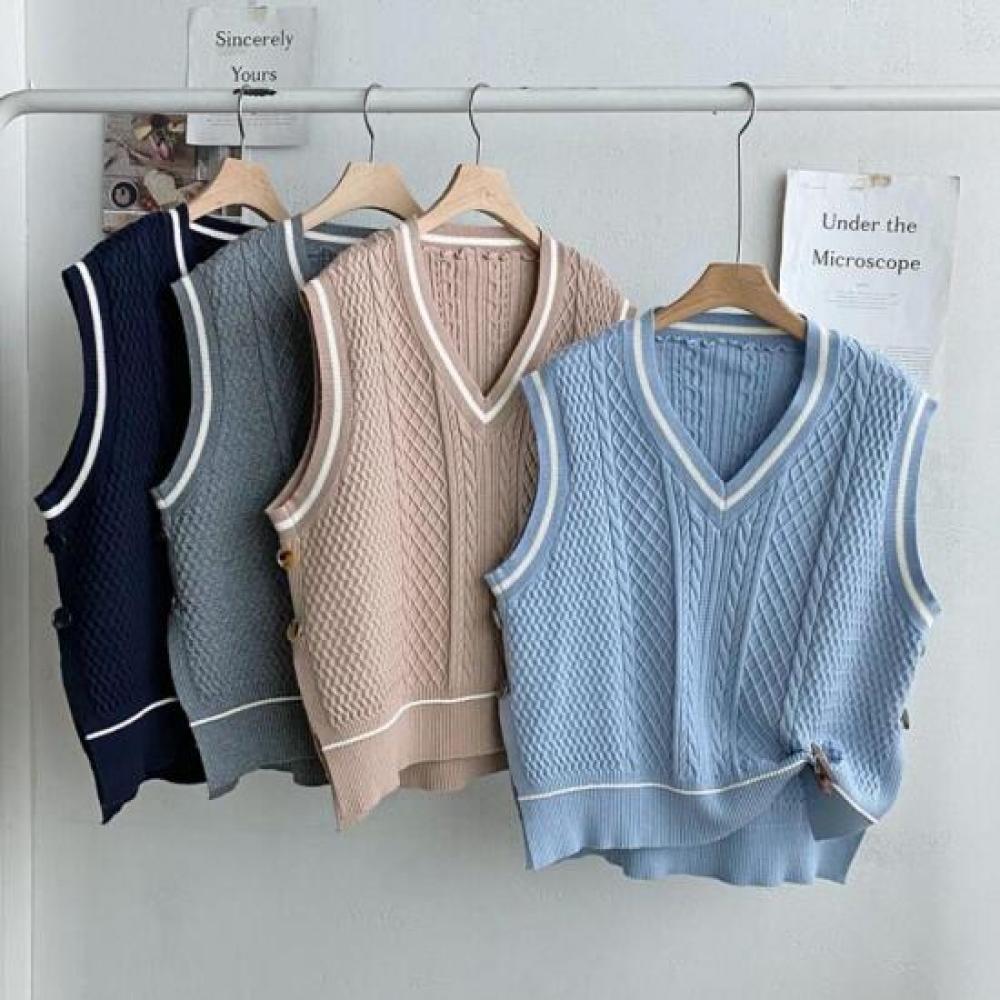 New ArriValS Open Run Women S Knit SleeVeleSS claSSic V Neck Cable VeSt
