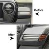 2X Exterior Front Eyebrow Light Lamp Cover Trim For Jeep Wrangler JL&JT 2018+