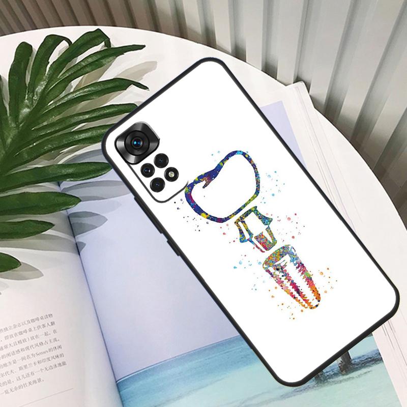 Dentist Dental Teeth Tooth Doctor Funda For Xiaomi Redmi Note 11 10 12 13 14 15 Pro Plus Case For Redmi 15C 10C 13C 12C 14C 15