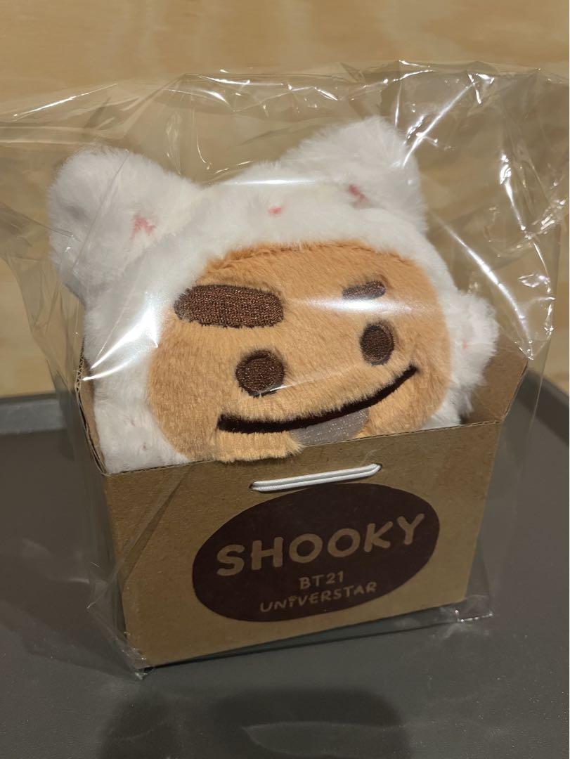 

[USED] SHOOKY White Cat Plush Toy from the BT21 CAT DAY Series