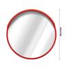 Outdoor Security Mirror Wide Angle Curved Surface 60mm Standing Pole Mounted Convex Traffic Mirror for Driveway 30cm/11.8in