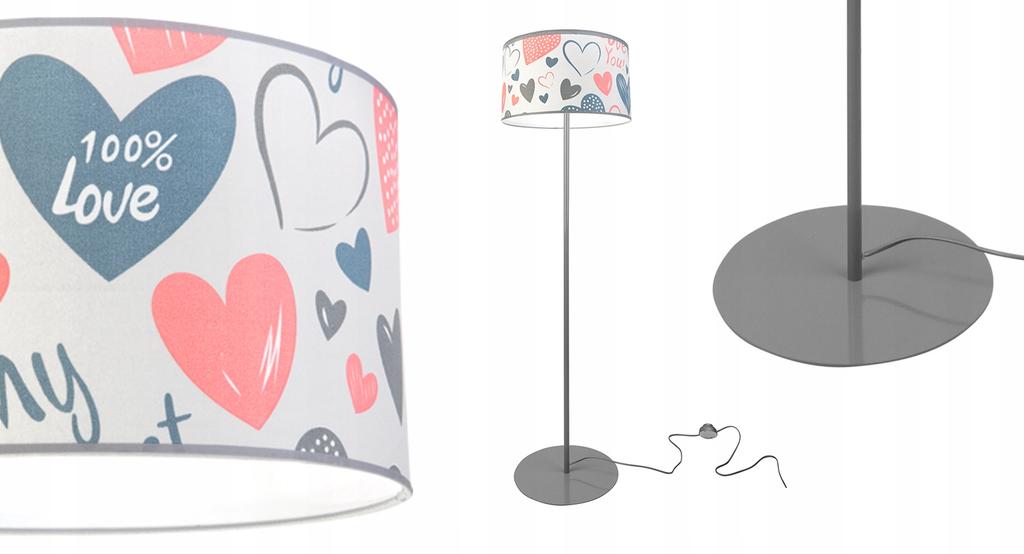 Kinder-Hochbett-Stehleuchte, Lampenschirm, Muster, LED