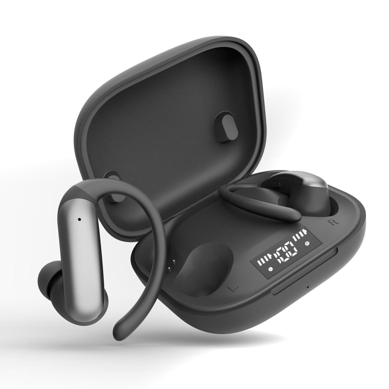 

Keiby Citom Bluetooth Wireless Deep Wireless Physical Accident AAC LED Stable No Perfect for and School Earphones, Over-the-Ear, Bass, Earbuds, чорний