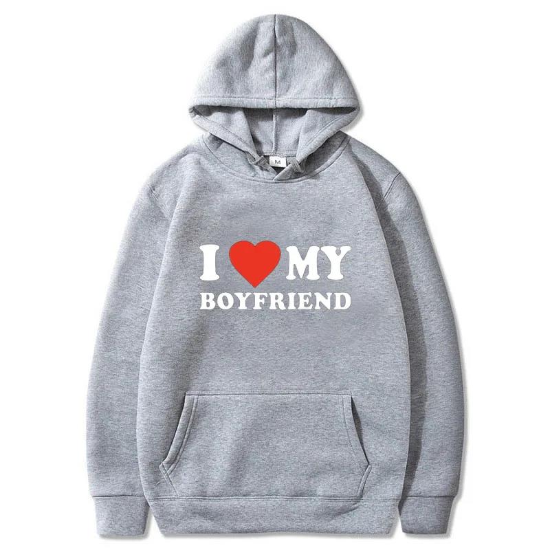 2025 I Love My  Printed Hoodie Couple Fashion Sports Shirt Harajuku Boyfriend GirlfriendCasual Top