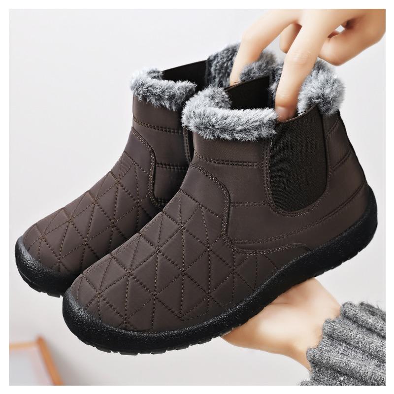 Cotton Shoes, Women's Fleece, Thickened Boots, High-top Soft-soled Snow Boots, Cold-proof and Warm Women's Boots, Comfortable Cotton Boots