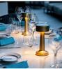 Retro LED Table Light Touch Sensor Rechargeable 3 Color Adjustable Desk Lamp Bedside Creative Ambient Light Bar Hotel