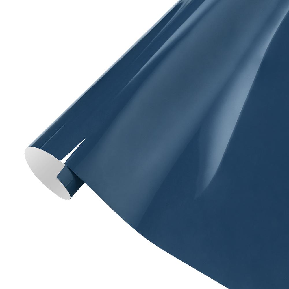 Platinum Neptune Blue PET Car Vinyl Film Auto Wrapping Decal With Air Release Self Adhesive Creative Car Body Decoration Sticker