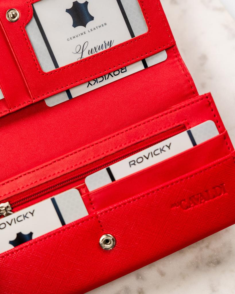 Women's PU Wallet GD27-SFK-7687 Red