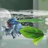 2Pcs Water Plant Leaves for Fish Tanks Aquarium Decorations Beautiful Appearance Artificial Plant Leaves Multicolored