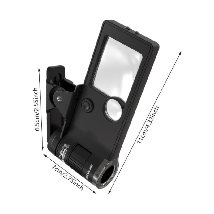 Magnifying Tool with LED Light for Office Readers Hobbies, Crafts, and Reading Detailed Viewing Work Jewelry Inspection