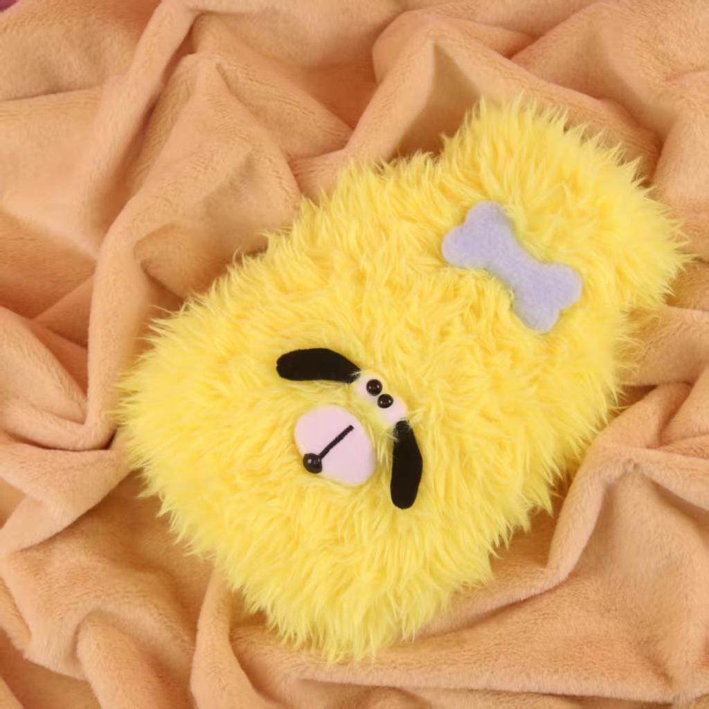 Cute Cartoon Monster PVC Hot Water Bag for Abdomen and Bed, Explosion-Proof