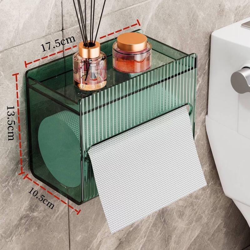 LIEI Adhesive Wall-Mounted Tissue Box
