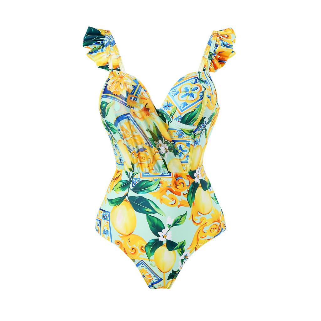 Skirted One-Piece Swimsuit - Women's European & American Style, Hot-Selling