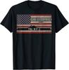 USS Enterprise CV-6 WW2 Aircraft Carrier USA American Flag T-Shirt Unisex T-Shirt