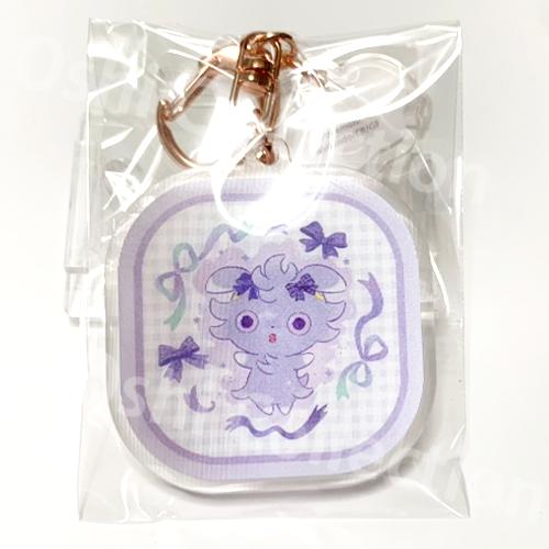Espurr Pokemon Center Changing Acrylic Keychain Collection Dont Attack Japan
