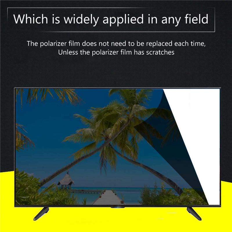 AD23-Linear Polarizer Film LCD/LED Polarized Filter Polarizing Film Sheet For Polarization Photograph 5PCS
