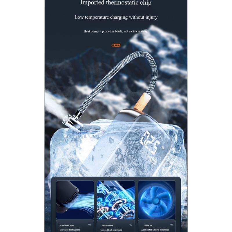 Wireless Car Tire Inflator Car Electric Air Pump With Digital Screen Car Electric Air Pump Fast Air Pump For Car Tires Portable