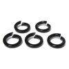 304 Stainless Steel Black Electrophoretic Spring Washer GB93 M2-M12